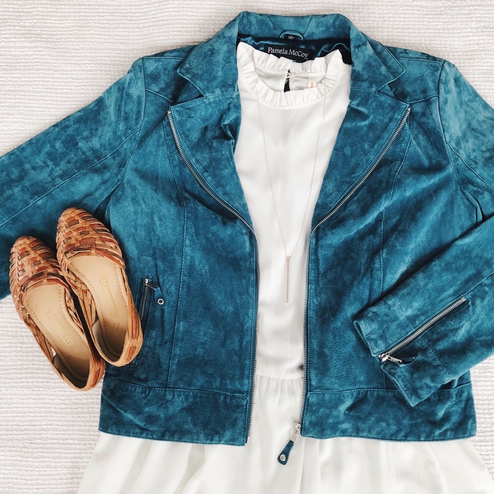 Pamela McCoy Leather Jacket